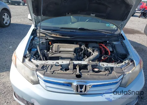 2012 Honda Civic Hybrid Hybrid L z USA, uszkodzony, nr VIN JHMFB4F31CS003123
